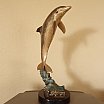 種々 - WYLAND Dolphins Sculpture